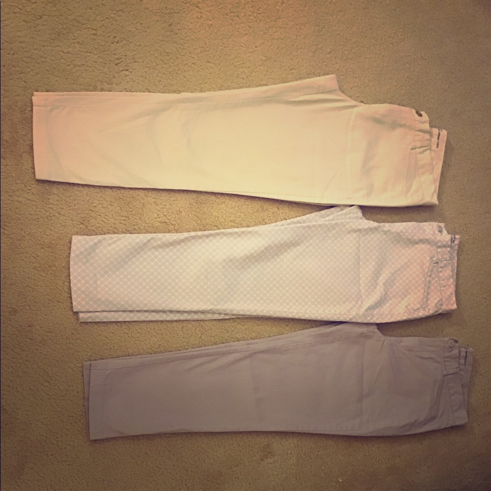 Lot of 3 Gap Slim City cropped pants- not for sale
